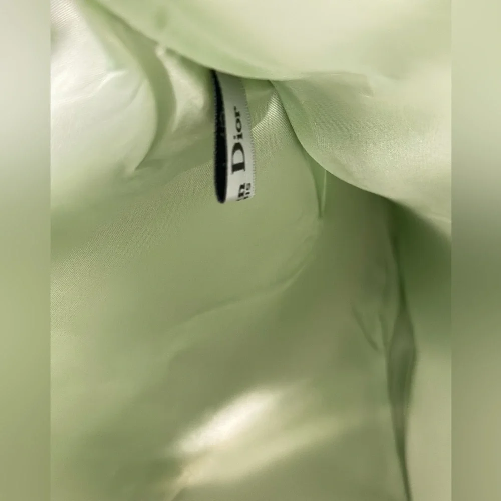 Dior 🍏 Green Oblique Monogram Print Tote Bag VIP gift - Picture 4 of 8